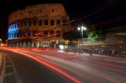 colosseum in rom bei nacht